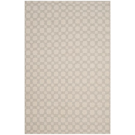 Safavieh Cotton Kilim Medium Rectangle Area Rug, Grey and Ivory - 5 x 8 ft. KLC222B-5